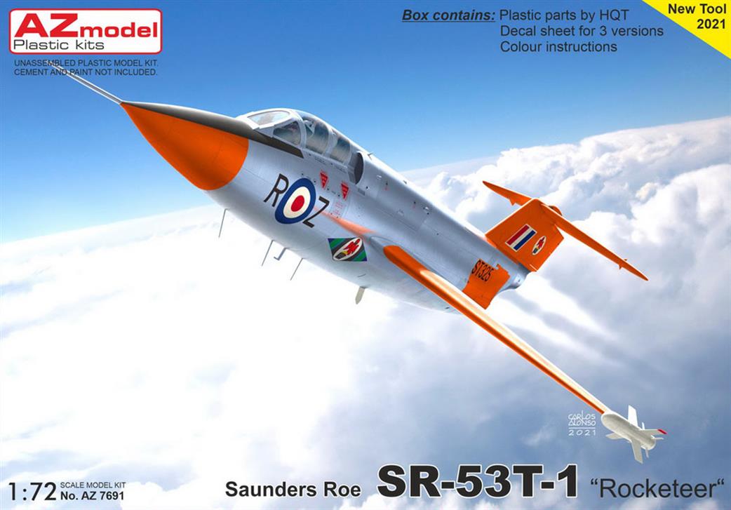 AZ Model 1/72 AZ7691 Saunders Roe SR-53T-1 Rocketeer