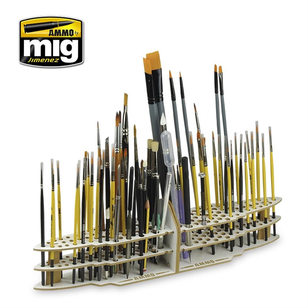 Ammo of Mig Jimenez  A.MIG-8022 Brushes and Tools Organizer