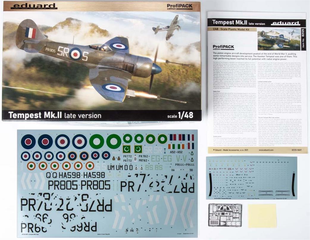 Eduard 1/48 82125 Hawker Tempest MkII Late Version Profipack Plastic Kit