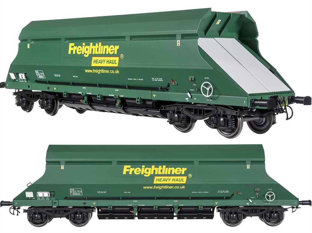 Dapol O Gauge 7F-026-002 Freightliner HIA Limestone Hopper Wagon Green 369022