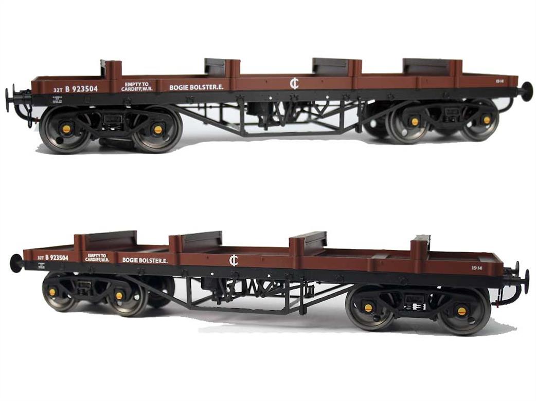 Dapol O Gauge 7F-061-009 BR Bogie Bolster E B923504 Bauxite Livery