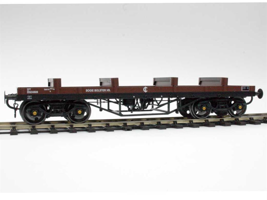 Dapol O Gauge 7F-061-012 BR Bogie Bolster E B924809 Bauxite Livery