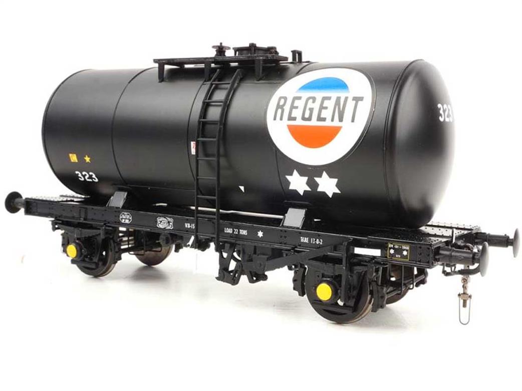 Heljan O Gauge 1014 35-tonne 4-Wheel Class B Oil Tank Wagon Regent 323