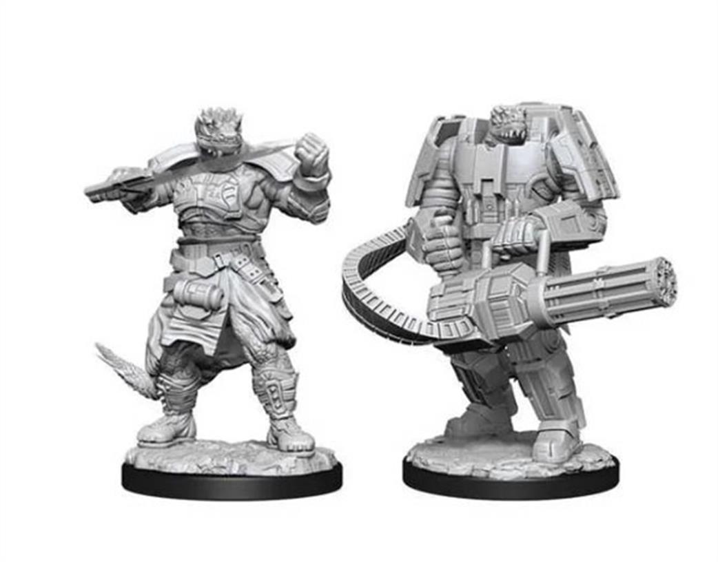 Wizkids  90336 Starfinder Battles Vesk Soldier Unpainted Miniature