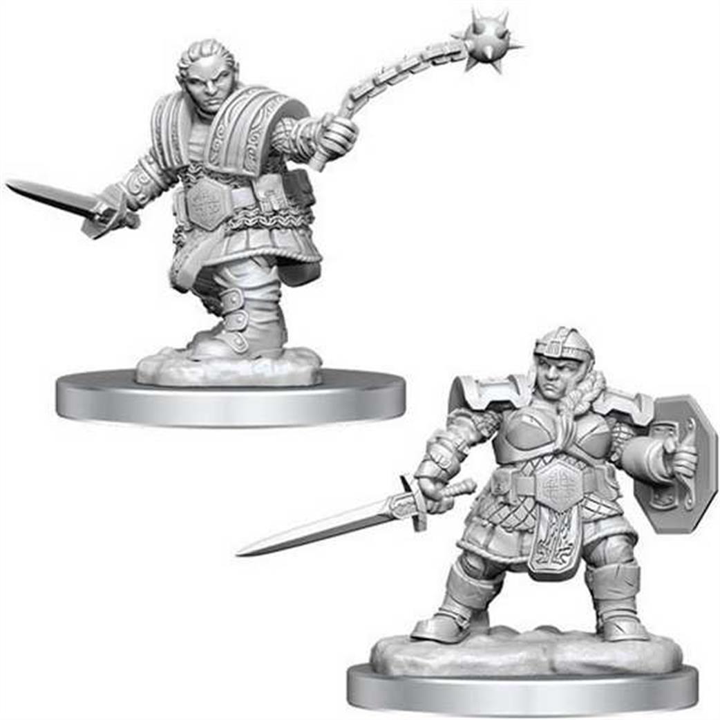 Wizkids  90406 Dwarf Fighter Female: D&D Nolzur's Marvelous Unpainted Miniatures