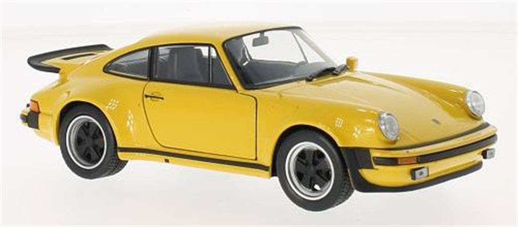 Welly 1/24 24043Y Porsche 911 Turbo 3.0 1974 Yellow Diecast Model