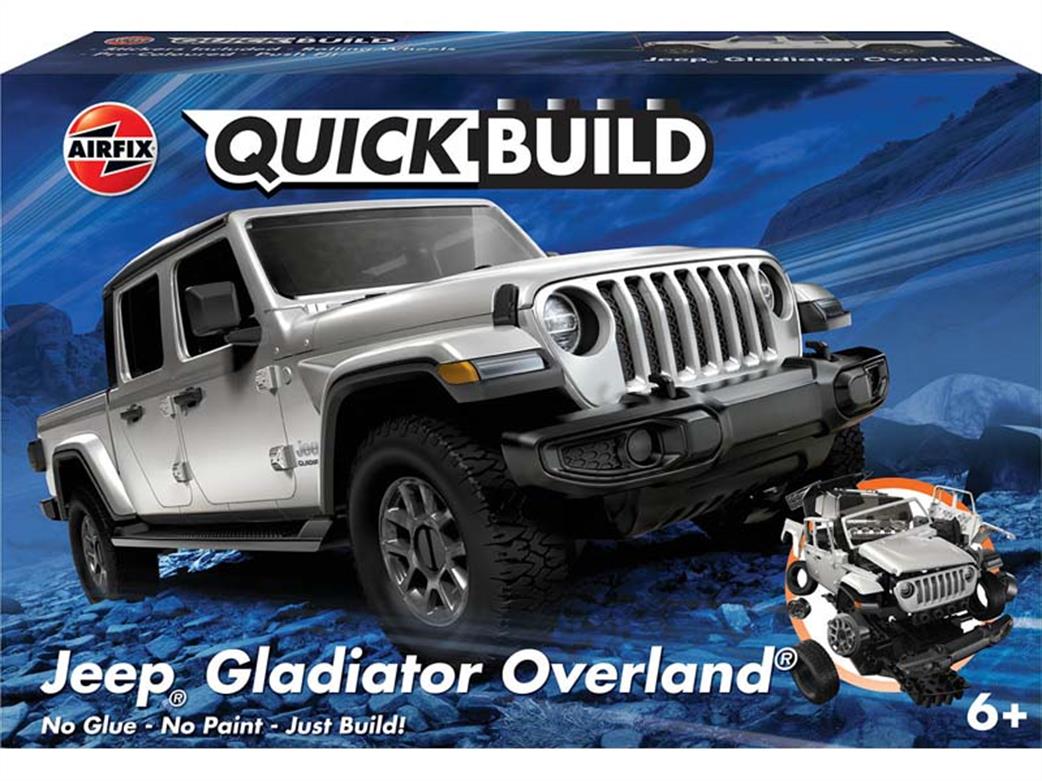 Airfix  J6039 Quickbuild Jeep Gladiator Overland Clip together Block Model