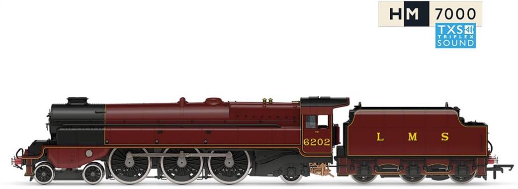 Hornby OO R30398TXS LMS Princess Royal Class Turbomotive DCC Sound Model