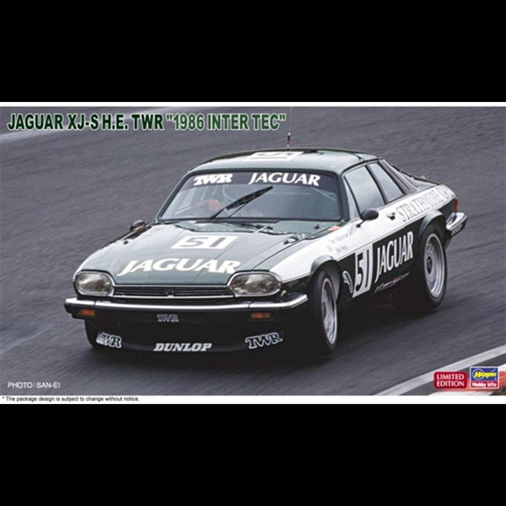 Hasegawa 1/24th 20444 Jaguar XJ-S H.E. TWR '1986 Inter Tec' Car Kit