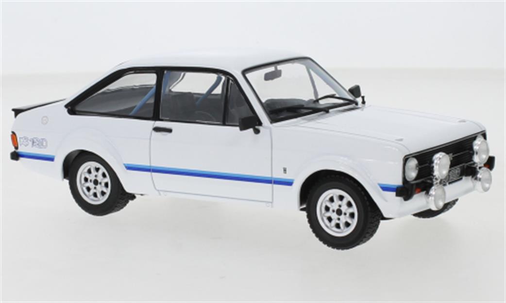 Whitebox 1/24 124088 Ford Escort MkII RS 1800 White/Blue 1989 Model