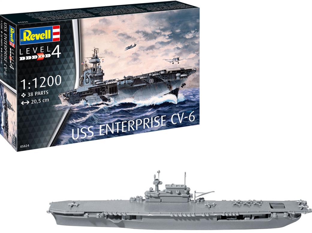 Revell 1/1200 05824 USS Enterprise Ship Kit