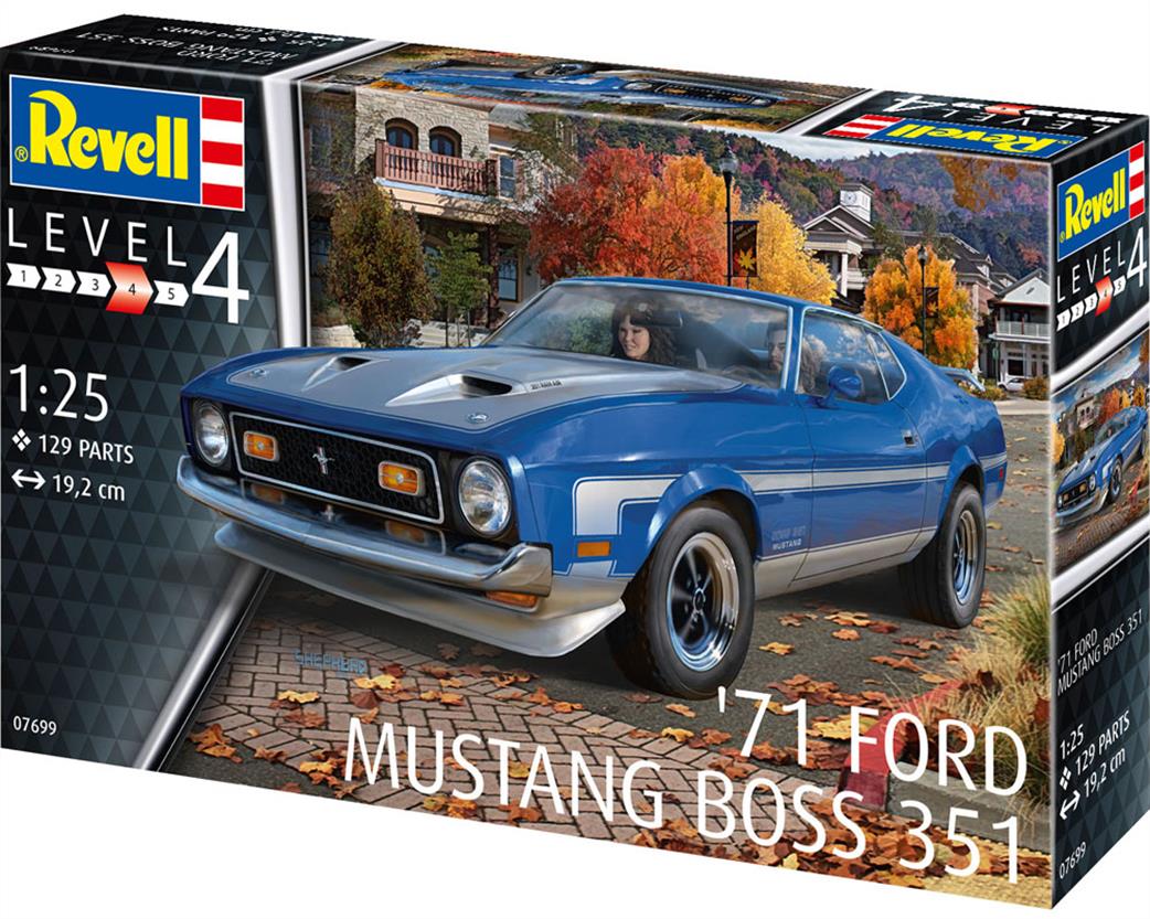 Revell 1/25 07699 1971 Mustang Boss 351 Car Kit