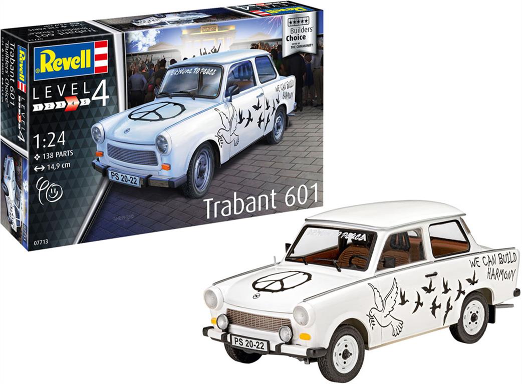 Revell 1/24 07713 Trabant 601S Builder's Choice Kit