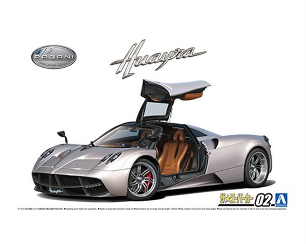 Aoshima 1/24 05806 Pagani Huayra Supercar Car Kit