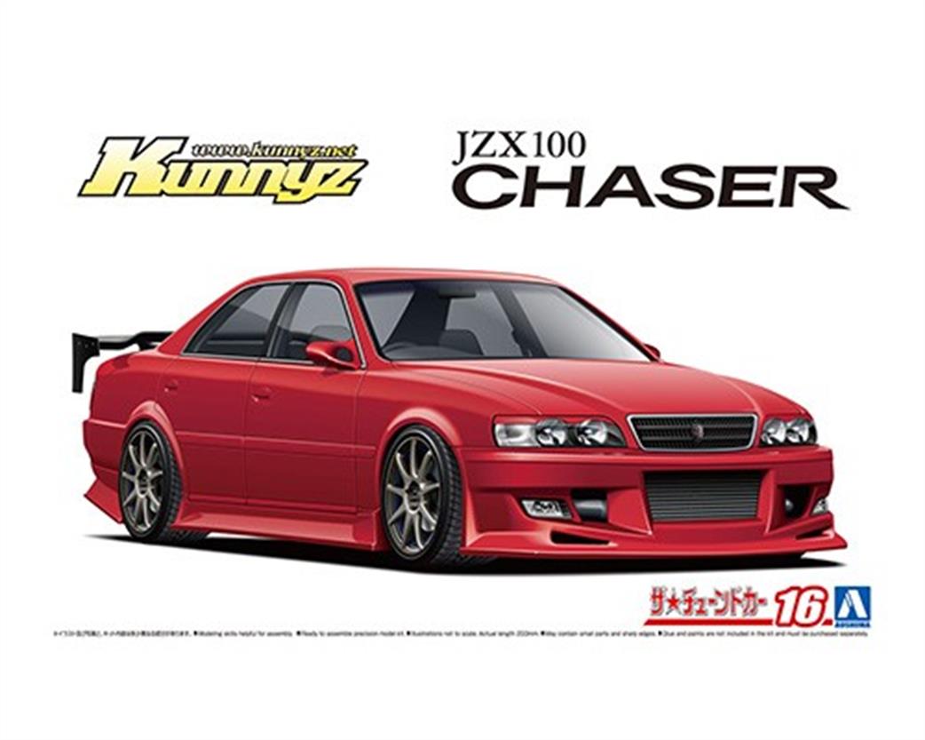 Aoshima 1/24 06310 KUNNYZ Toyota JZX100 Chaser Tourer V '98 Car Kit