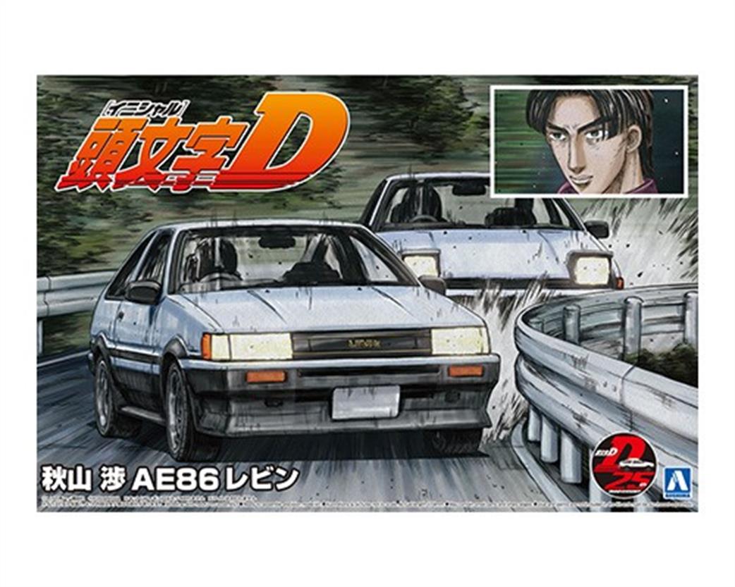 Aoshima 1/24 05965 Initial-D Iakiyama Wataru Toyota AE86 Car Kit