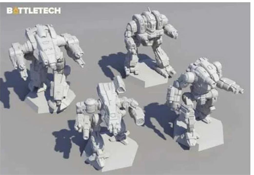 Catalyst Games Labs  CAT35733 BattleTech Inner Sphere Heavy Battle Lance