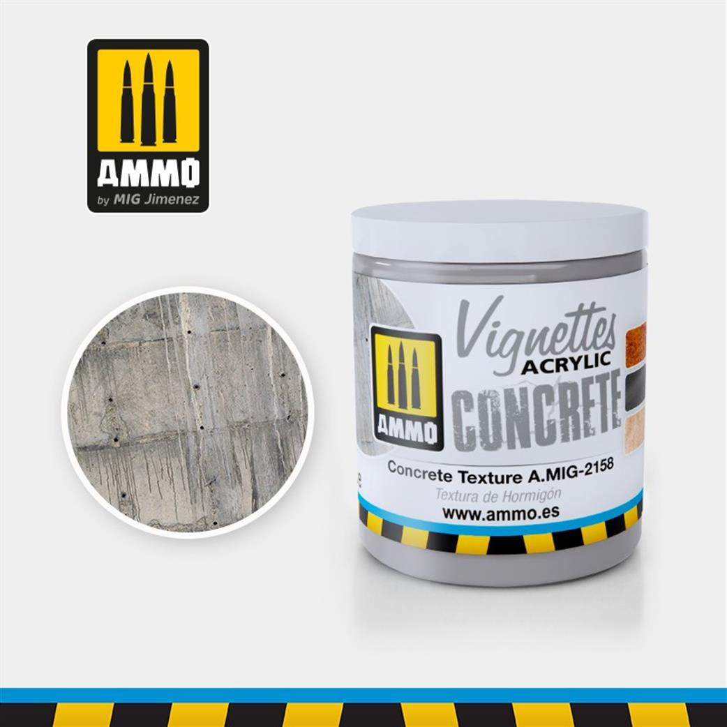 Ammo of Mig Jimenez  A.MIG-2158 Concrete Ground Texture Acrylic 100ml