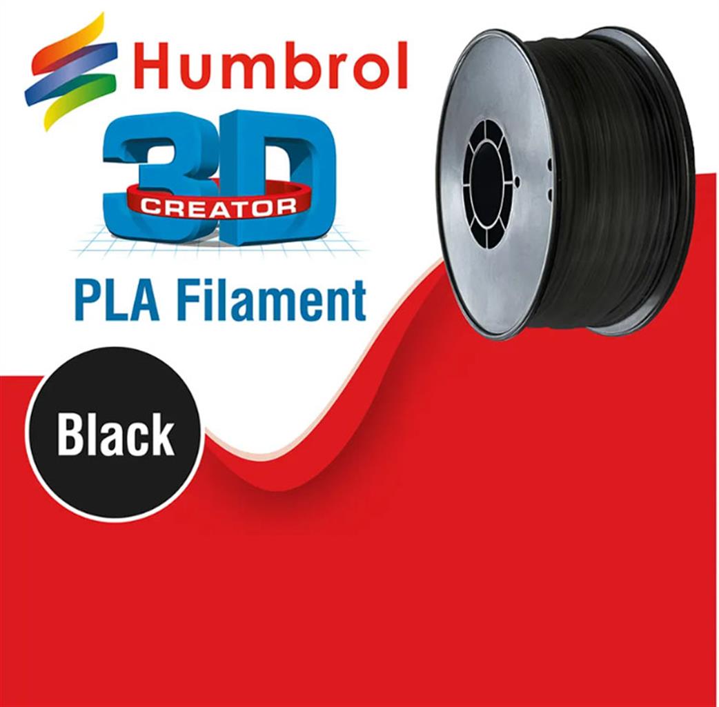 Humbrol  AG9174 Black PLA Filament for AG9172 3D Printer