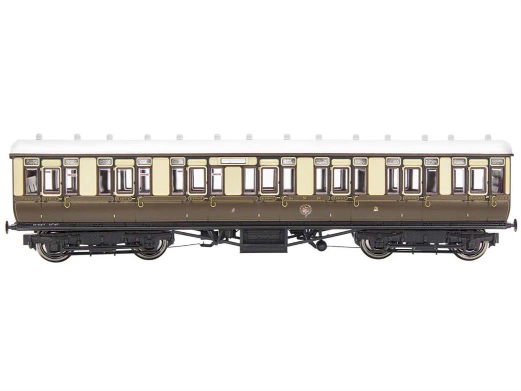 Dapol OO 4P-020-122 GWR 7904 Composite Coach Mainline & City Toplight Suburban Stock Chocolate & Cream Set 2