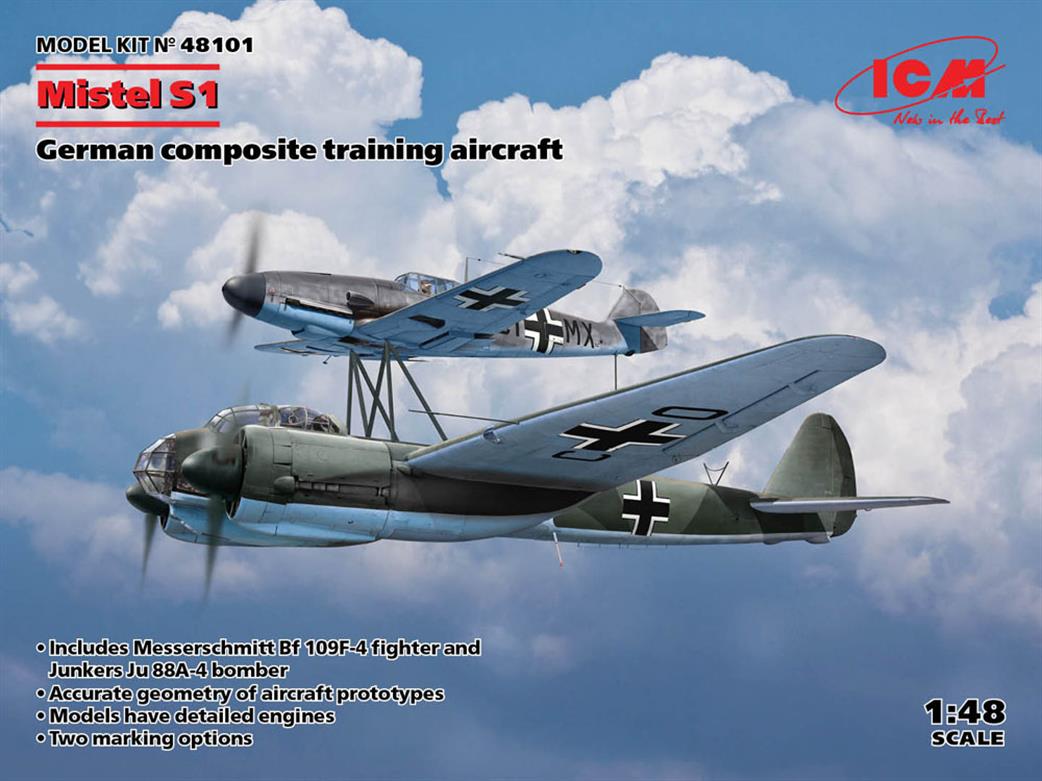 ICM 1/48 48101 Mistel S1 German Composite Training Aircraft