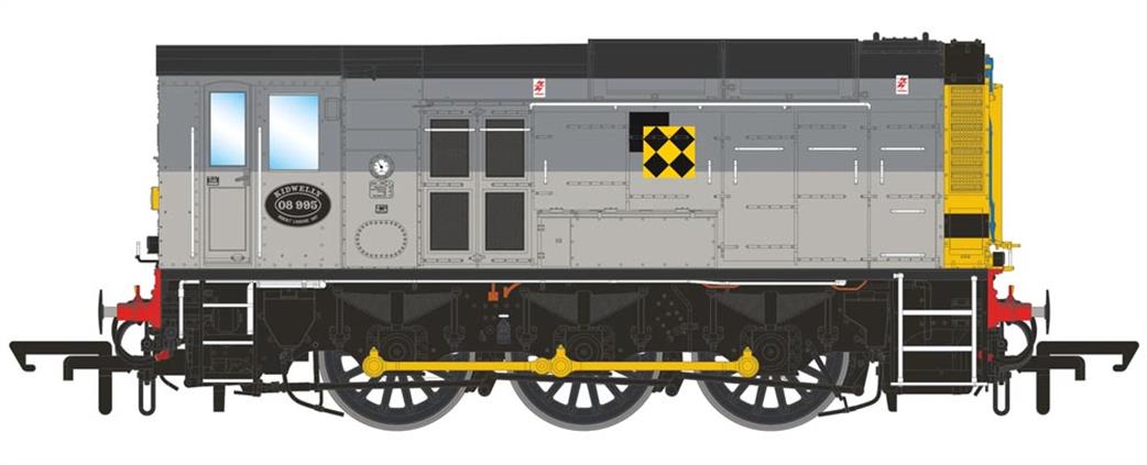 Accurascale OO ACC3196 Class 08/9 BR Railfreight Coal Triple Grey 08995 Diesel Shunter Locomotive