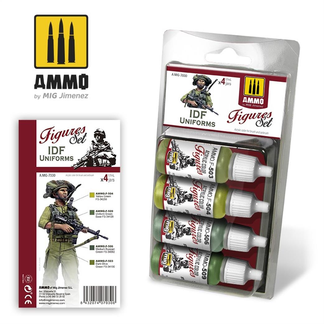 Ammo of Mig Jimenez  A.MIG-7998 Grimdark Essential Enamels Vol. 1