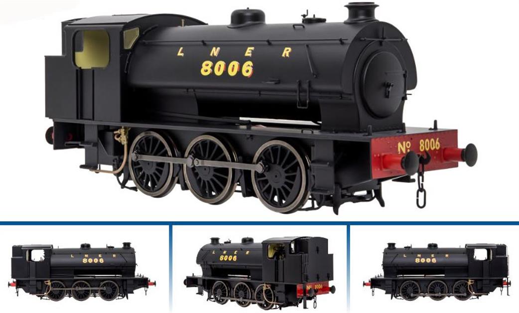 Dapol O Gauge 7S-094-001 LNER 8006 J94 Hunslet Austerity 0-6-0ST Shunting Engine LNER Black