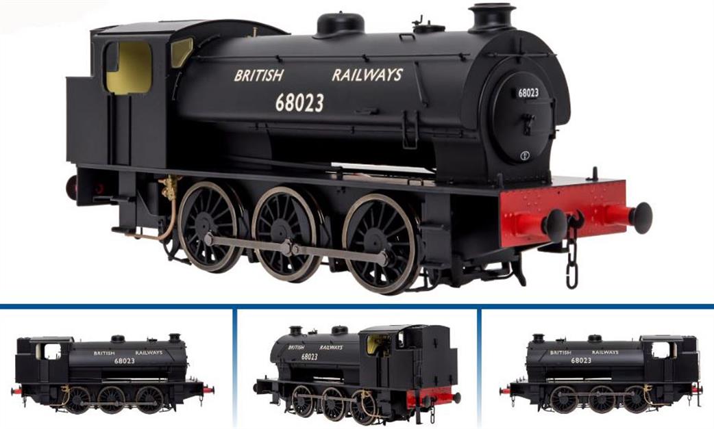 Dapol O Gauge 7S-094-002 BR 68023 J94 Hunslet Austerity 0-6-0ST Shunting Engine BR Black BRITISH RAILWAYS