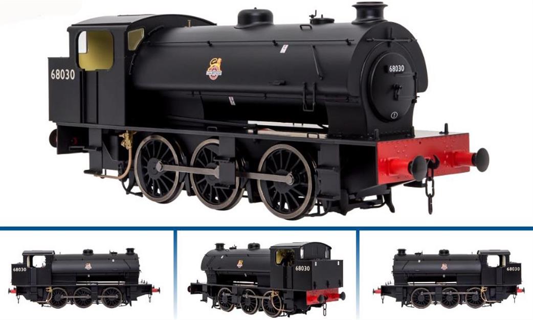 Dapol O Gauge 7S-094-003 BR 68030 J94 Hunslet Austerity 0-6-0ST Shunting Engine Black Early Emblem