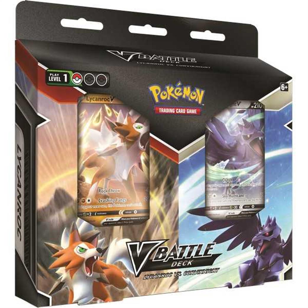 Nintendo 290-80957 Pokemon Lycanroc V vs Corkiknight V Battle Deck Twin Pack