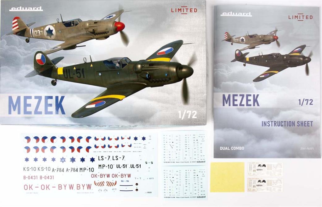 Eduard 1/72 2141 Mezek Dual Combo Avia S.199 Plastic Kit Limited Edition