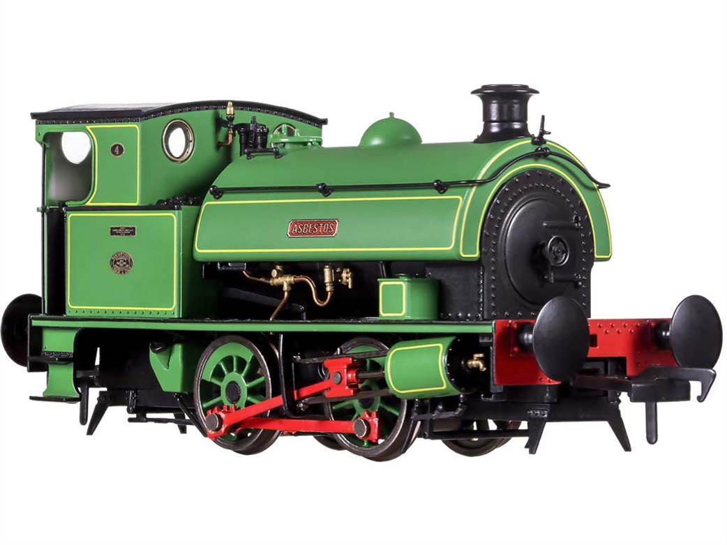 Dapol OO 4S-024-001 Asbestos Hawthorn Leslie 14in 0-4-0ST Industrial Shunting Engine Lined Green