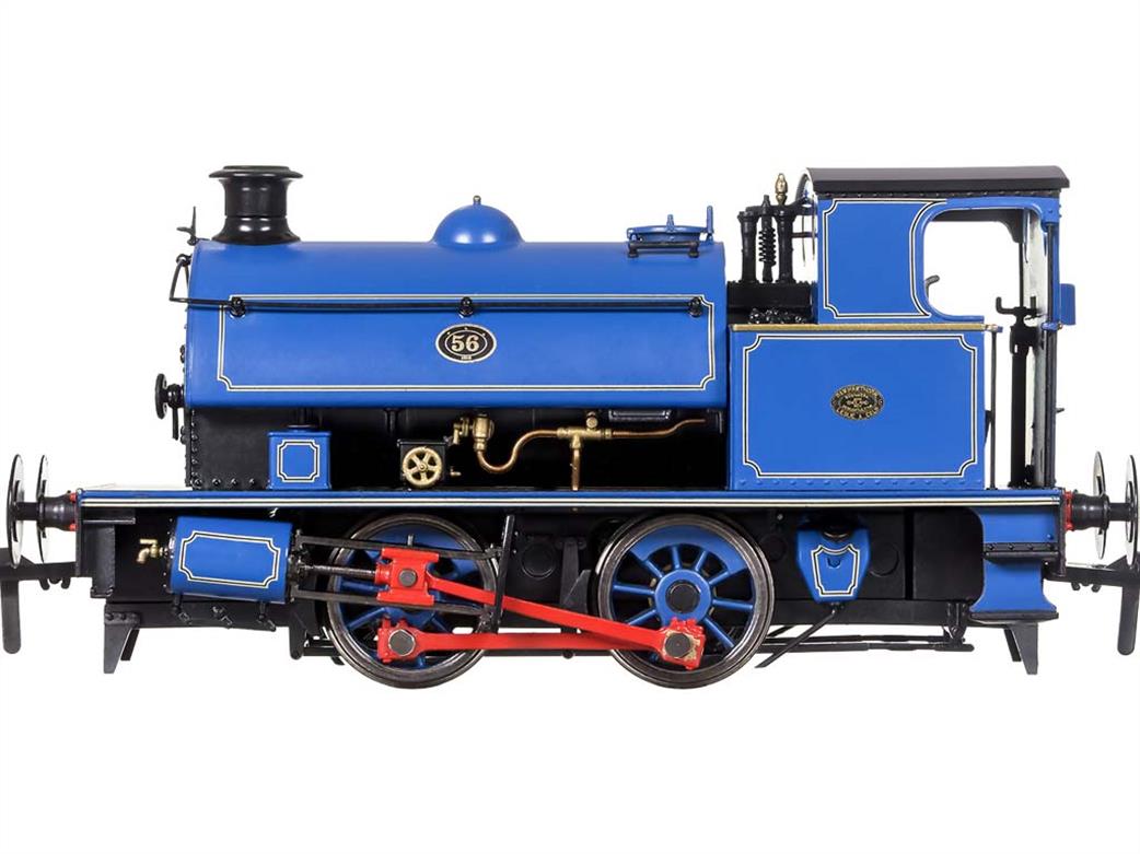 Dapol OO 4S-024-004 PLA 56 Hawthorn Leslie 14in 0-4-0ST Industrial Shunting Engine Lined Blue