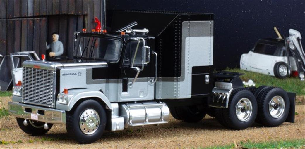 IXO 1/43 TR117 GMC General Black/Silver 1980 Model