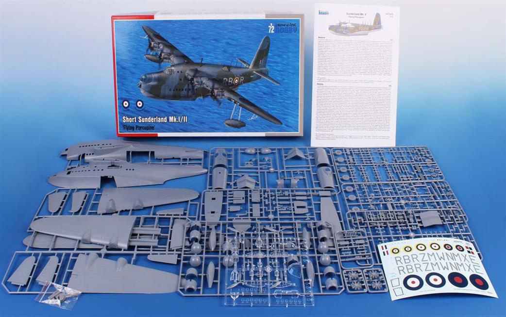 Special Hobby SH72438 Short Sunderland Mk.1-2 The Flying Porcupine Boat ...