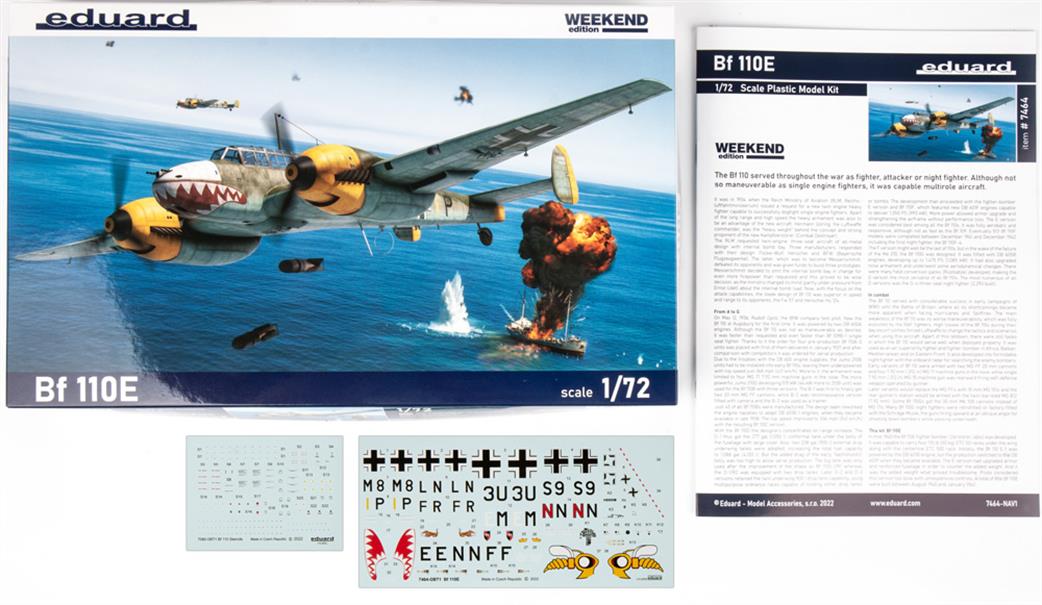 Eduard 1/72 7464 Messerschmitt BF110e Weekend Edition Plastic Kit