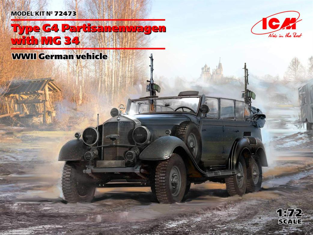 ICM 1/72 72473 Type G4 Partisanenwagen with MG34