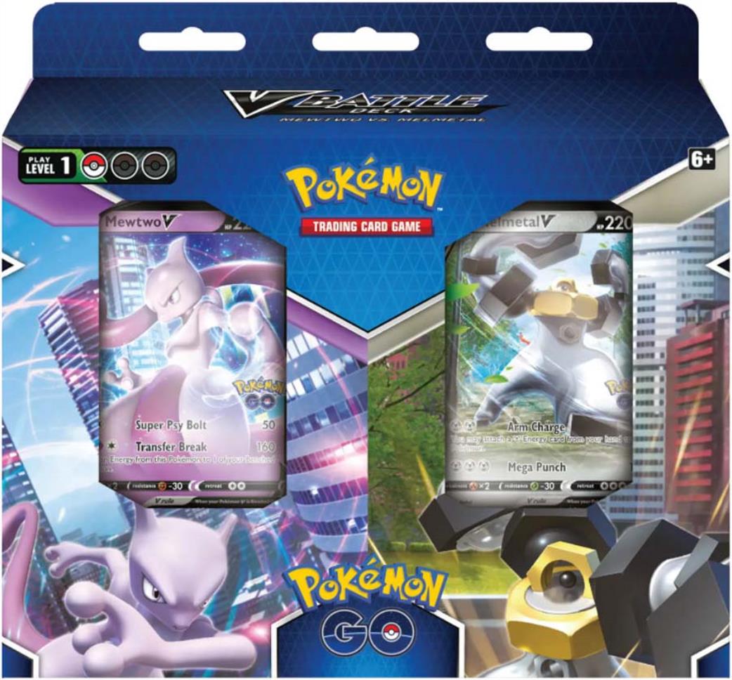 Nintendo  290-85049 Pokemon TCG Pokemon Go V Battle Deck Mewtwo vs Melmetal