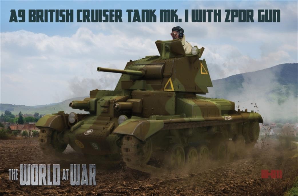 IBG Models 1/72 WAW011 British A9 Cruiser Tank MK.1 with 2PDR Gun