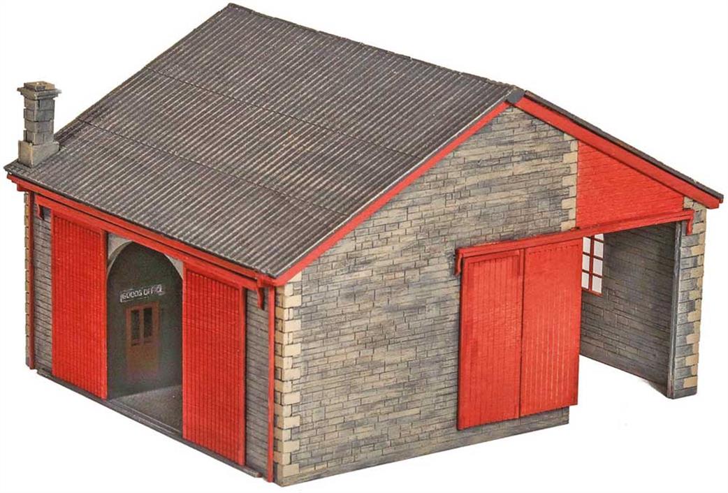 Peco TT:120 LK-12102 GWR Goods Shed Kit