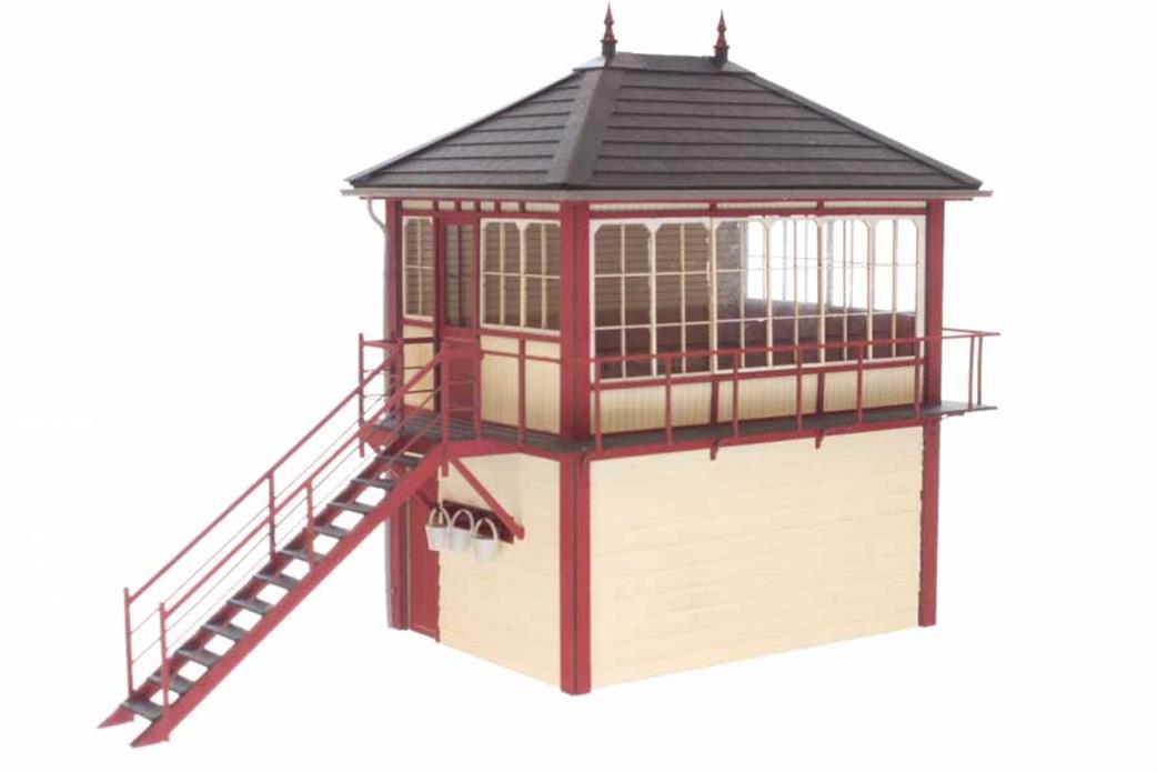 Dapol Kitmaster O Gauge 7B-001-002 Midland Railway Type 2A Signal Box Aisgill Card & Plastic Kit