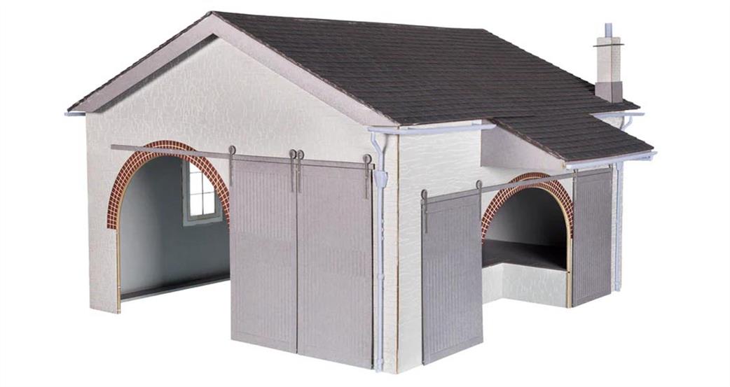 Dapol Kitmaster O Gauge 7B-002-003 GWR Goods Shed Kit Based on Ashburton