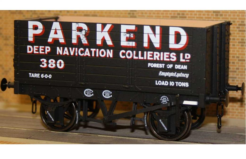 Dapol O Gauge 7F-073-010 Parkend RCH 1887 Type 7 Plank Open Wagon No.380