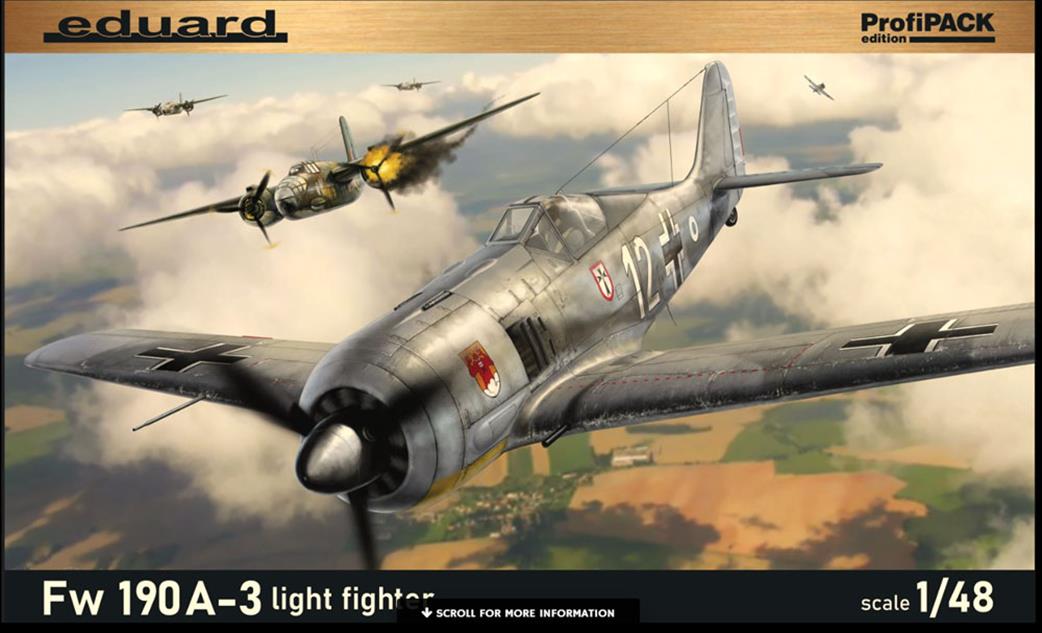 Eduard  82141 FW190A-3 Light Fighter Profipack Edition Plastic Kit