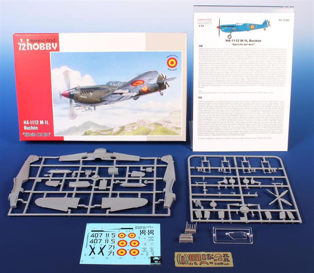 Special Hobby 1/72 SH72308 HA-1112 m-1l Buchon Ground Attack Aircraft
