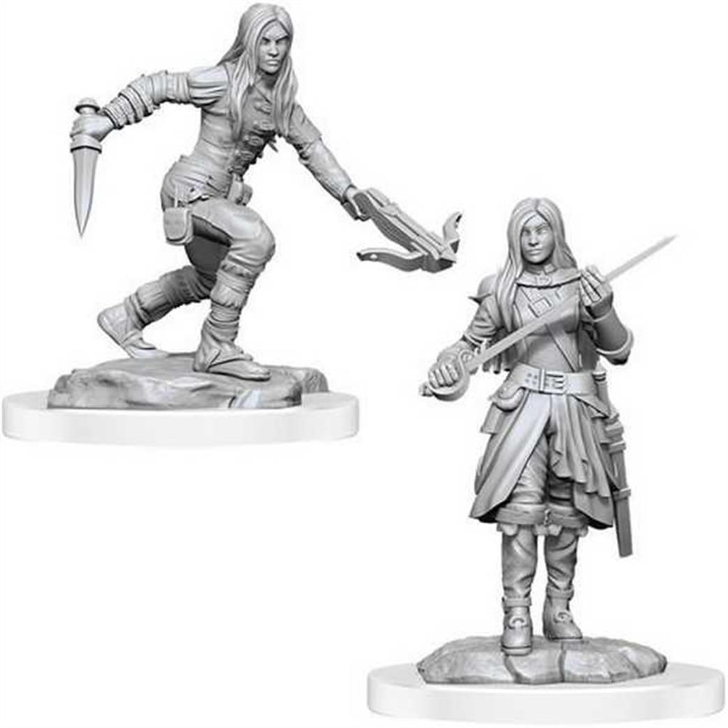 Wizkids  90485 Half Elf Rogue Female: D&D Nolzur's Marvelous Unpainted Miniatures