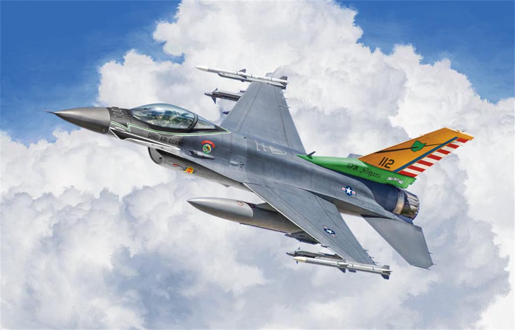 Italeri 1/48 2825 F-16C Fighting Falcon Jet Fighter Kit