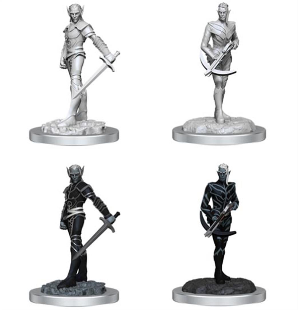 Wizkids  90525 Drow Fighters: D&D Nolzur's Marvelous Unpainted Miniatures