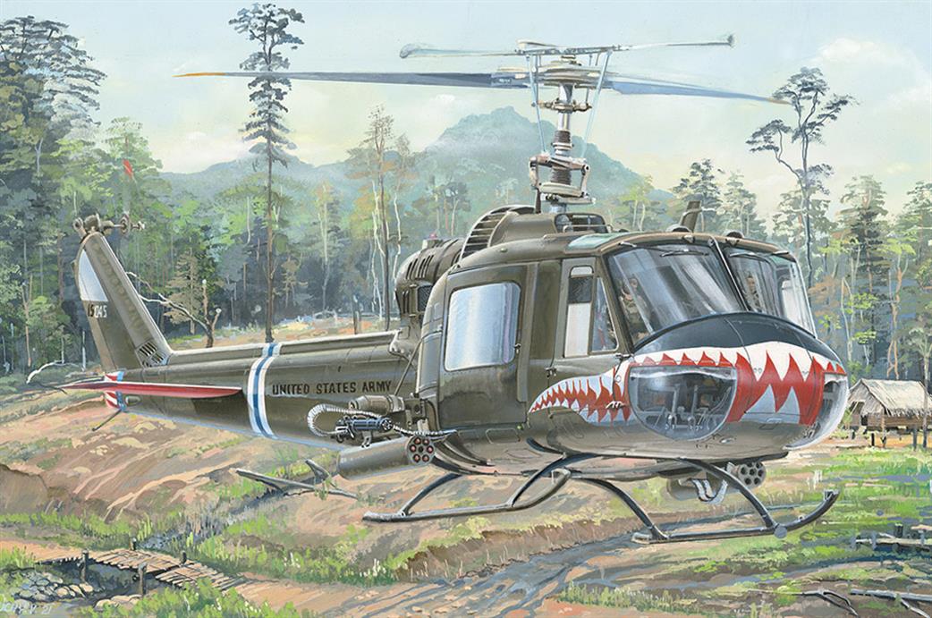 Hobbyboss 1/18 81807 Bell UH-1 Huey B/C  Helicopter Kit